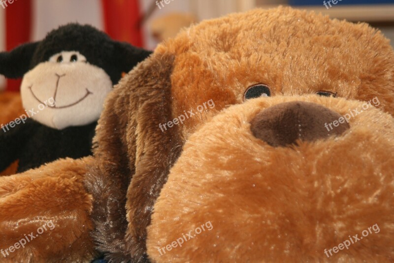 Teddy Dog Stuffed Animal Children Purry