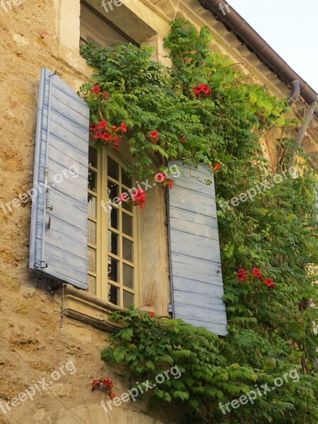 Wall Village Provence France Building