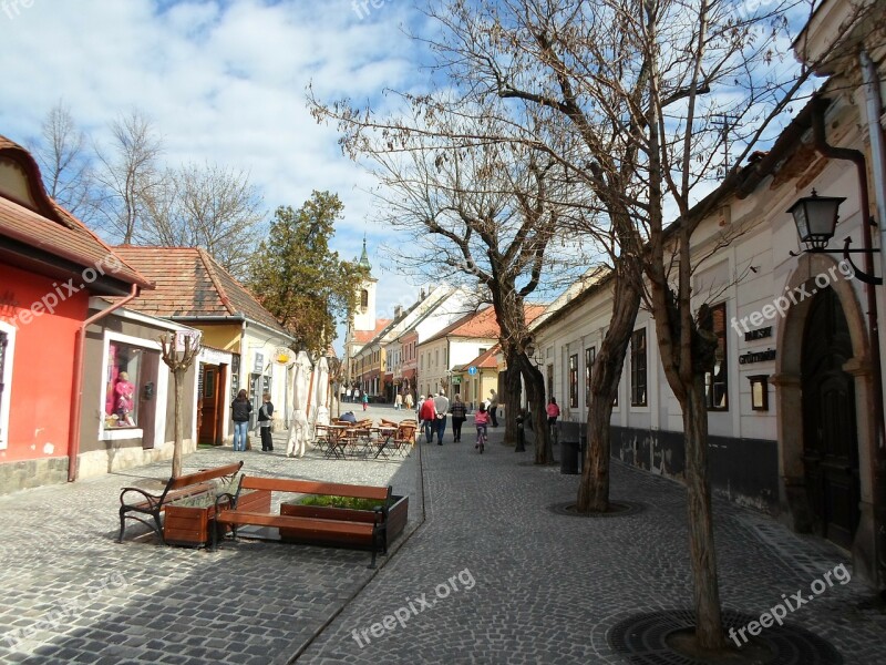 Building House Street Szentendre Free Photos