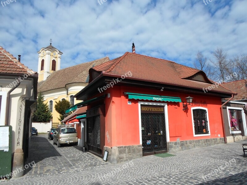 Building House Street Szentendre Free Photos