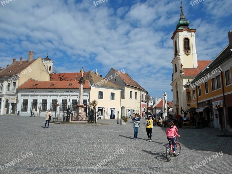 Building House Street Szentendre Free Photos