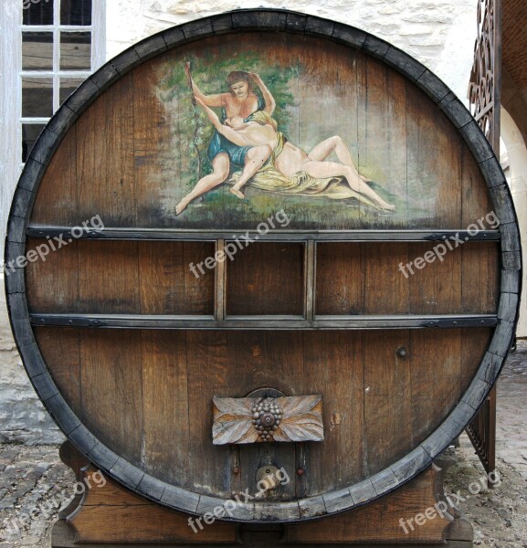 Barrel Wine France Wood Wooden