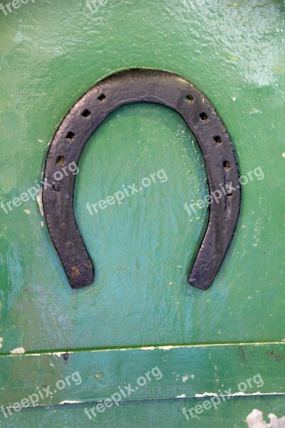 Horseshoe Green Luck Free Photos