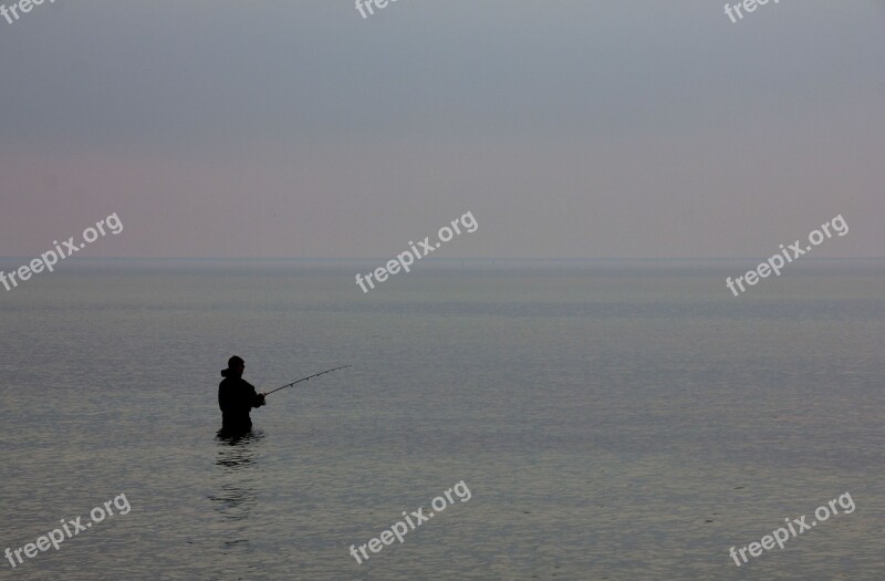 Sea Ocean Fish Angler Fishing