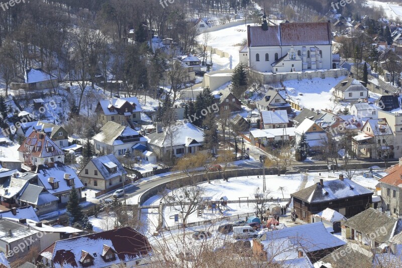 Kazimierz Dolny Panorama Of The City City View Architecture