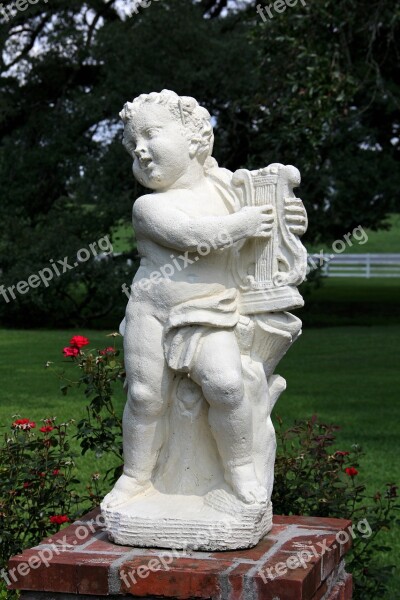 Cherub Angel Garden Statue Garden Figurines Sculpture