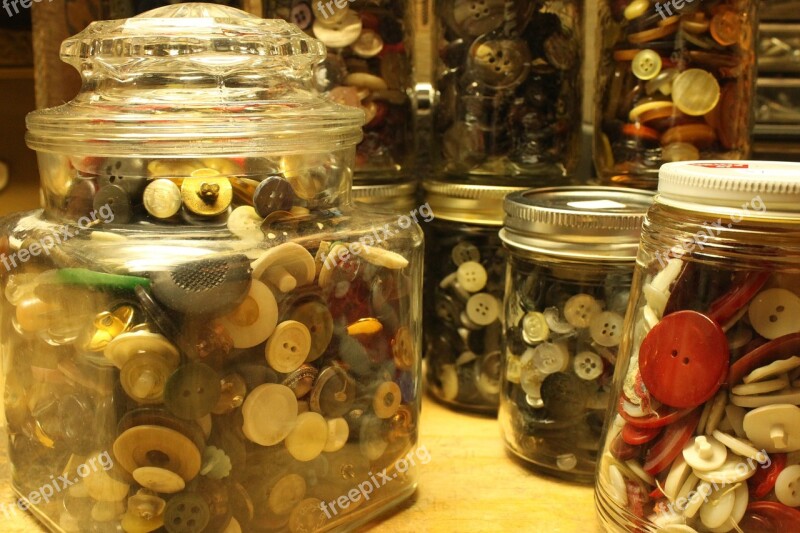 Jars Containers Display Displays Button