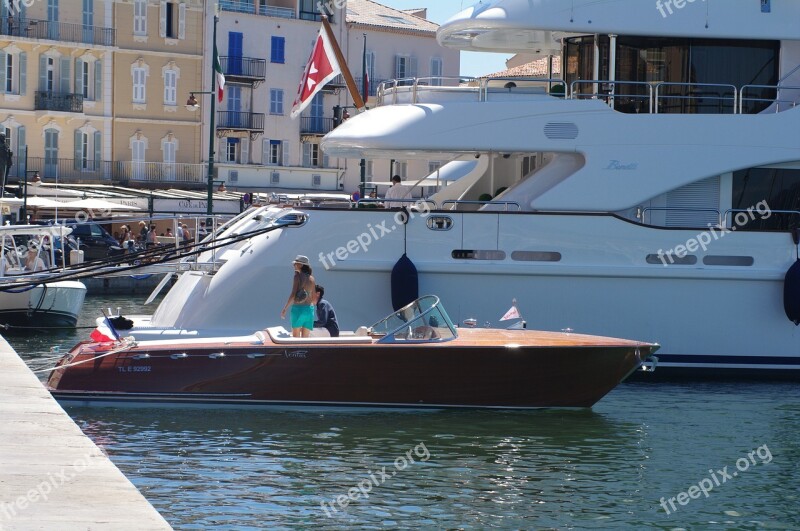 St Tropez Port Summer Boats Free Photos