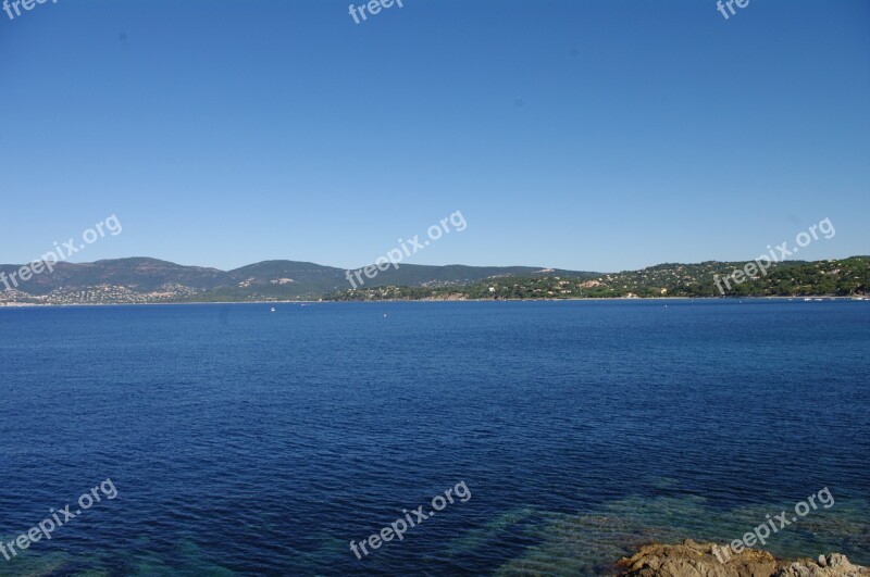 South Of France Sea La Croix Valmer Nature France