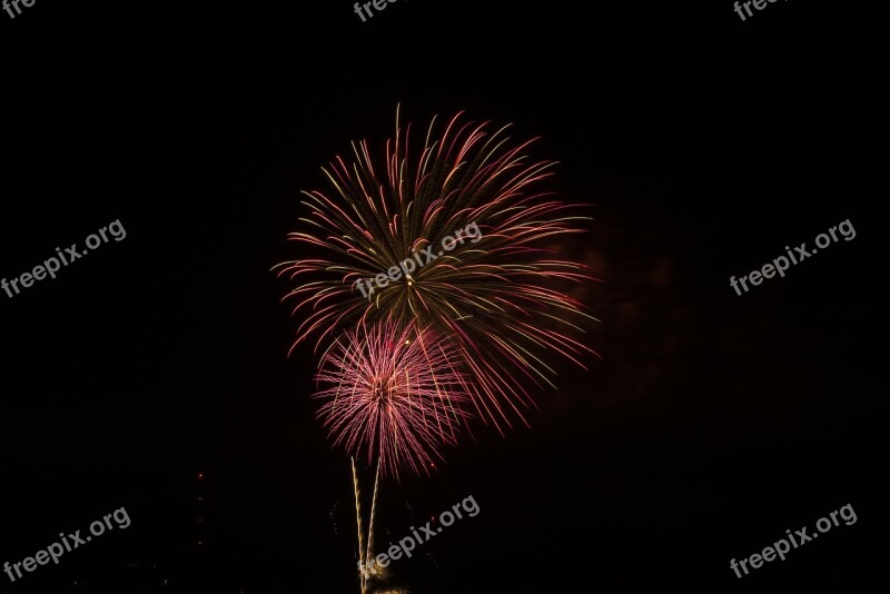 Fireworks 4th Of July Celebration Pyrotechnics Freedom