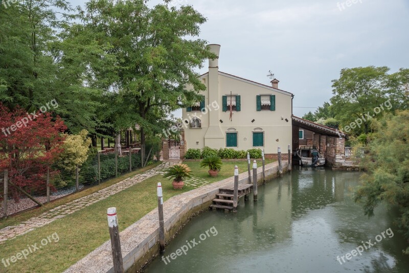 House Channel Architecture Water Building