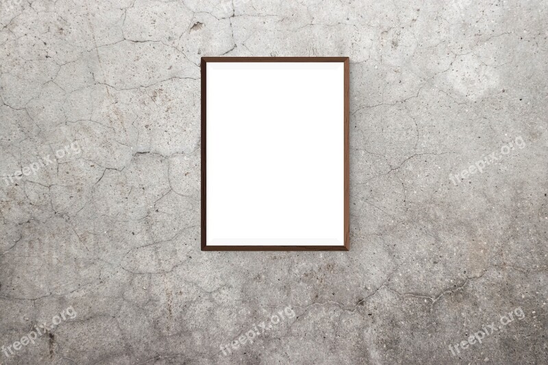 Frame Poster Mockup Canvas Wall