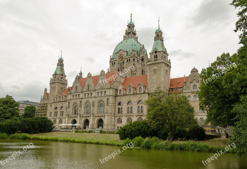 Hanover Lower Saxony New Town Hall State Capital City Administration