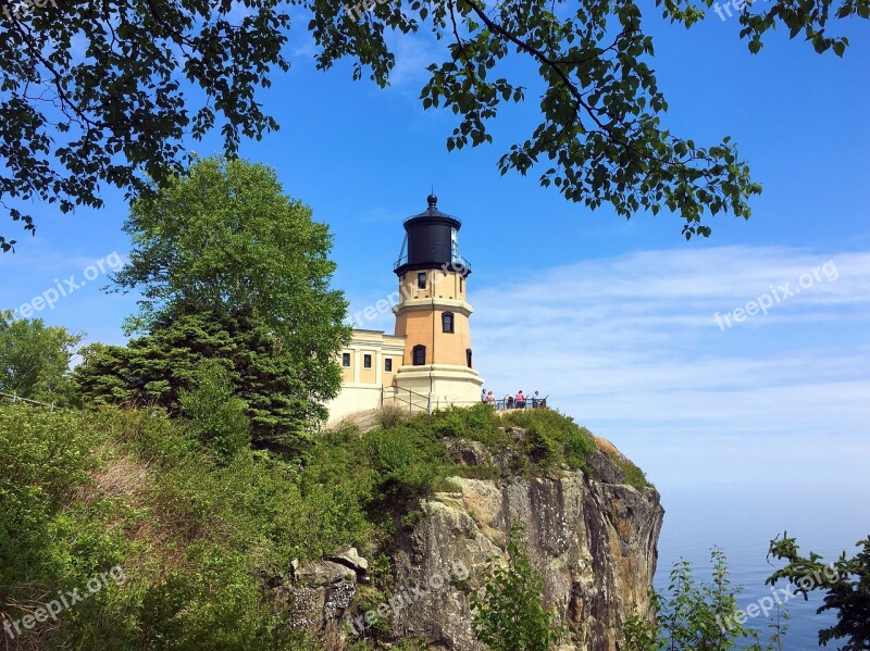 Split Rock Light House Minnesota Landmark Historic Architecture