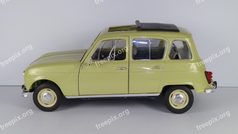 Renault 4l 1964 1x18 Model Car