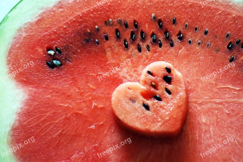 Melon Watermelon Red Fruit Summer