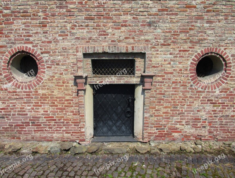 Building Door Architecture Brick Old