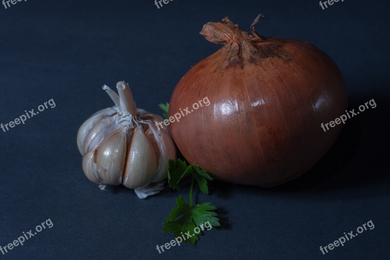 Onion Garlic Parsley Healthy Vegetables