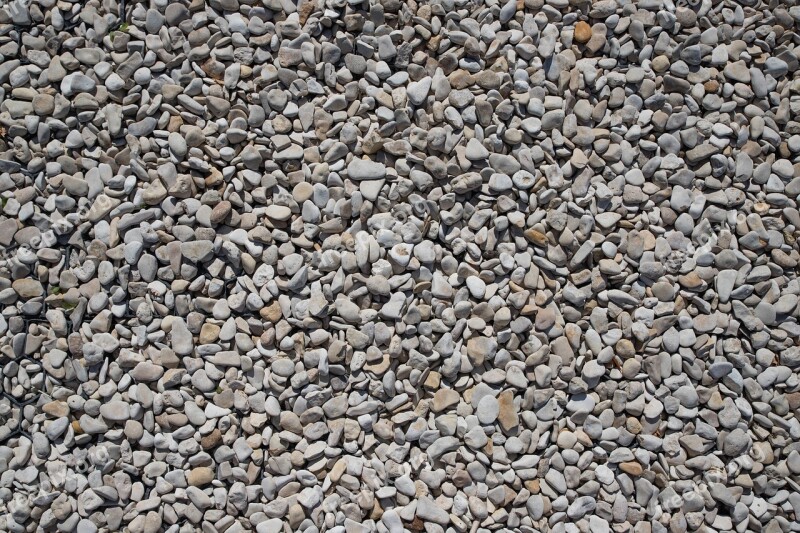 Gravel White Background Pattern Texture