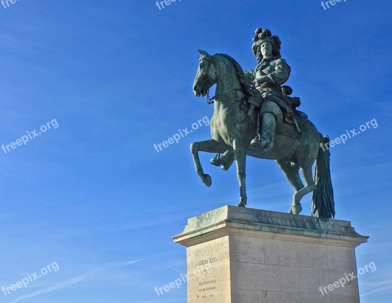 Statue Versaille Louis Xiv Sun King France