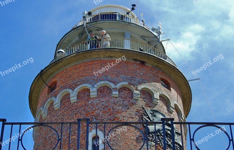 Lighthouse Kołobrzeg Sea Architecture Free Photos