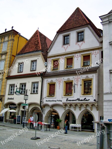 Steyr City Walking Street Architecture Free Photos