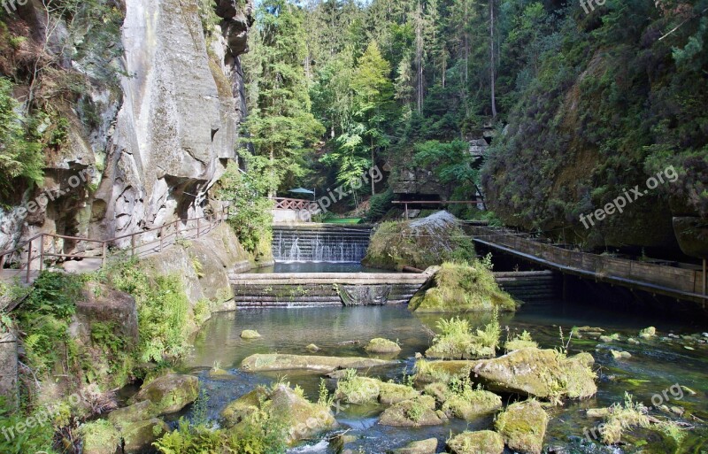 Hřensko Edmund Silent Defile River