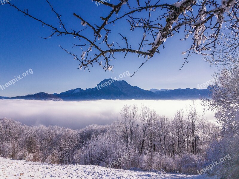 Traunstein Salzkammergut Upper Austria Mountains Landscape