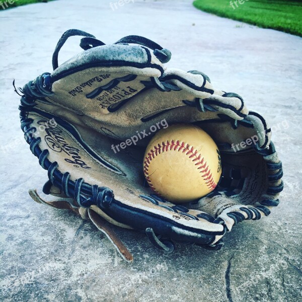 Sports Ball Glove Baseball Summer