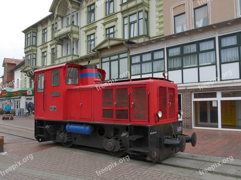 Borkum Small Ground Island Railway Diesel Locomotive Loco