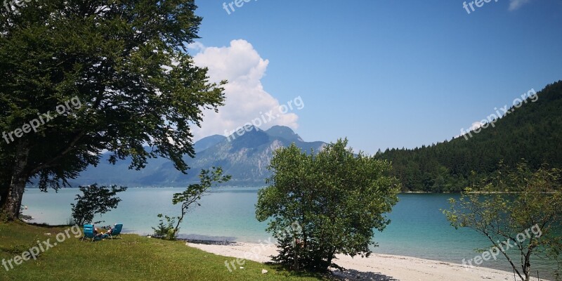 Lake Alpine Bergsee Water High Valley