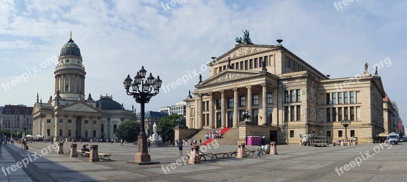 Panorama Gendarmenmarkt Berlin Germany Free Photos