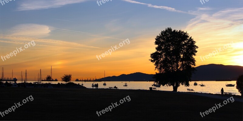 Vanier Park Vancouver British Columbia Canada Sea-walk