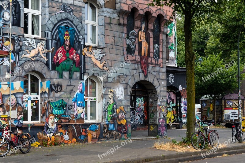 Grafitti Düsseldorf Pine Street Flingern House