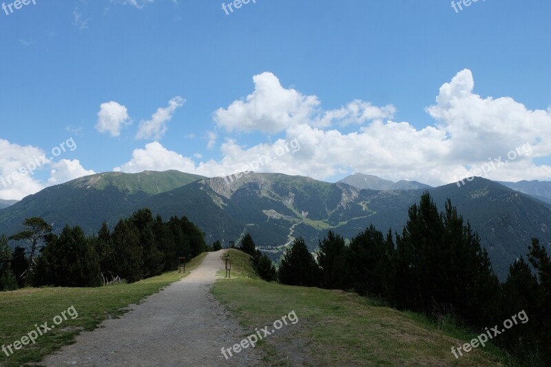 Andorra Path Viewpoint Roc Del Quer Free Photos