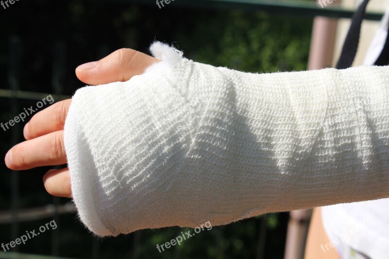 Injury Orthopedics Chalk Bandage Care