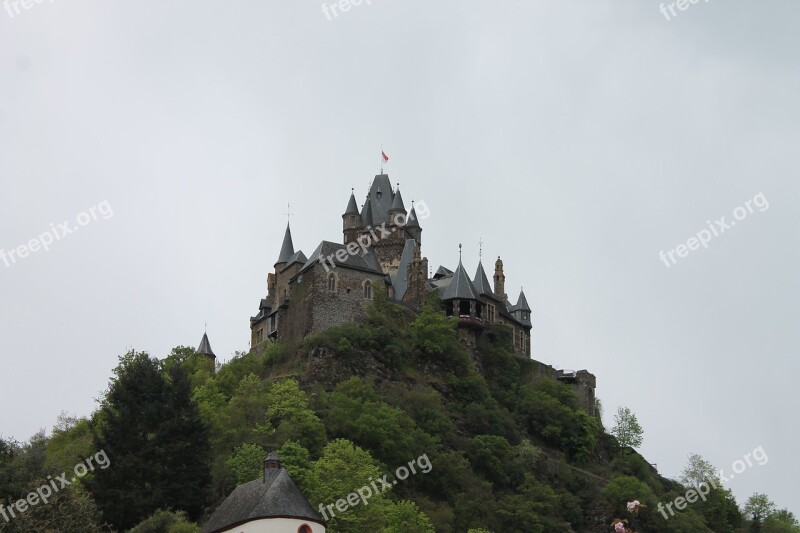 Castle Cochem Mosel Landmark Sachsen