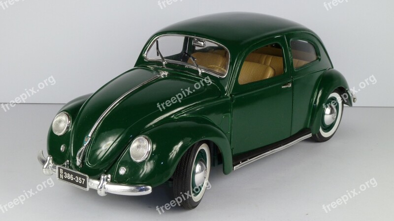 Vw Beetle Vw Käfer 1951 1x18 Model Car