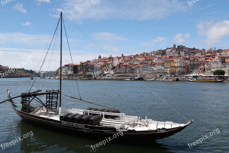 Porto Boat River Douro Free Photos