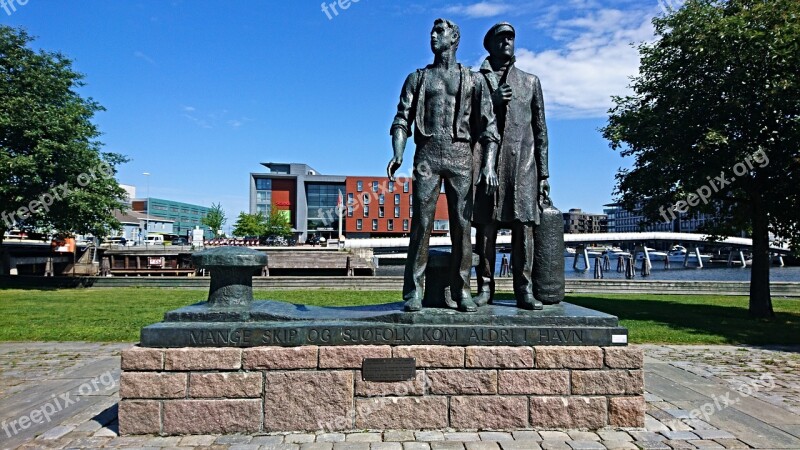 Statue Trondheim Norway Norway Europe Sculpture