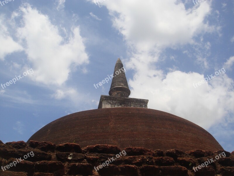 Buddah Religious Worship Temple Rock