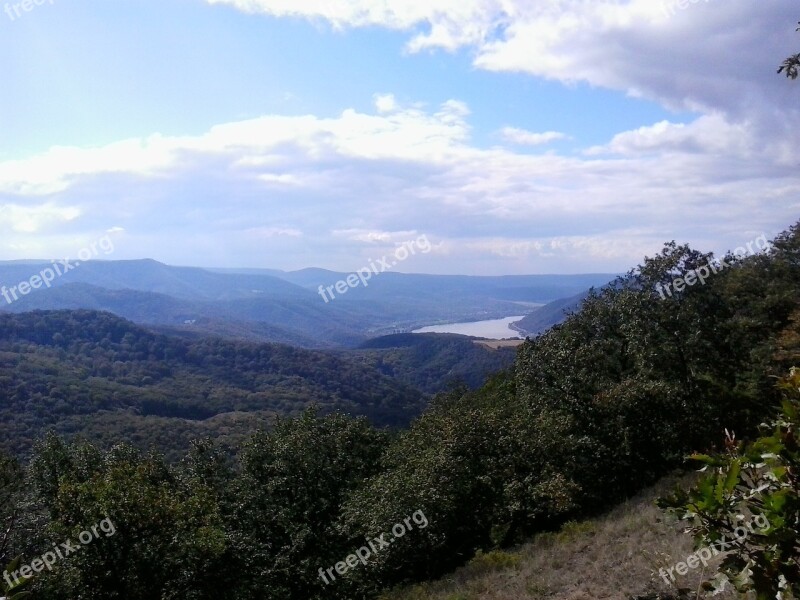 Visegrad Trees Mountain Valley Sight