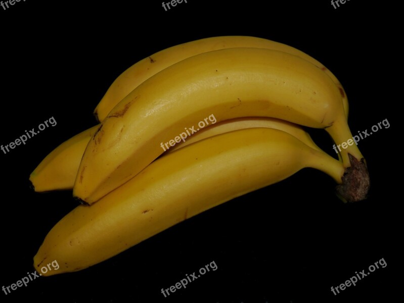 Banana Yellow Fruit Food Free Photos