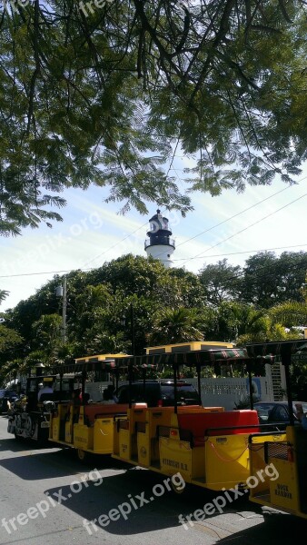 Key West Lighthouse Conch Train