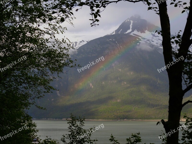 Rainbow Mountain Alaska Scenery Landscape