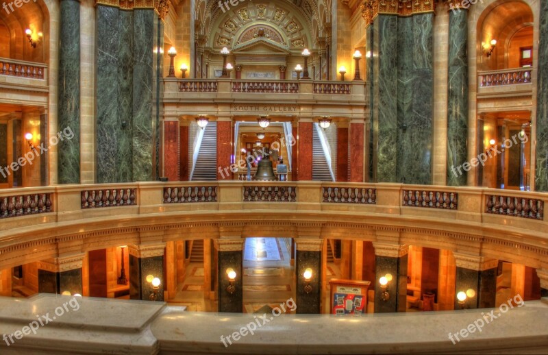 Wisconsin Capitol Chambers Architecture Room