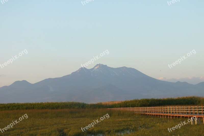 Erciyes Mountain High Mountains Clouds