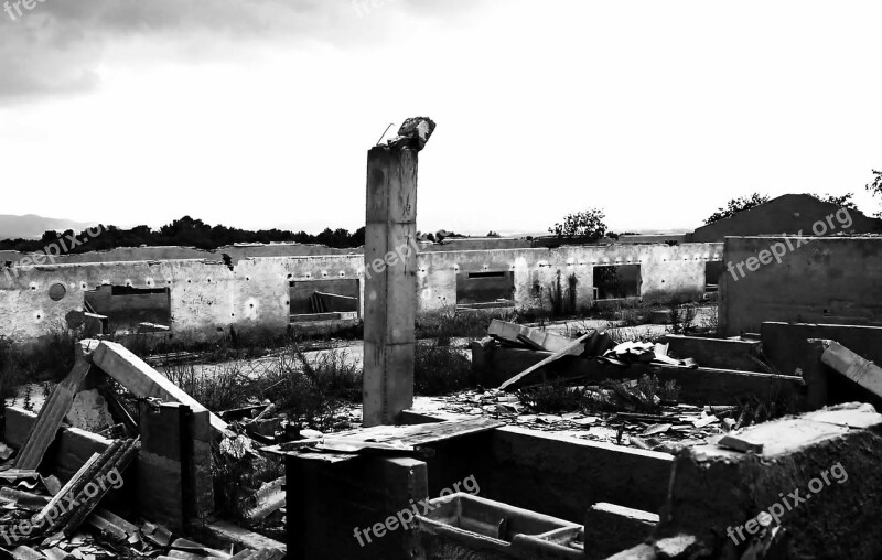 Ruins Landscape Destruction Ruin Stones