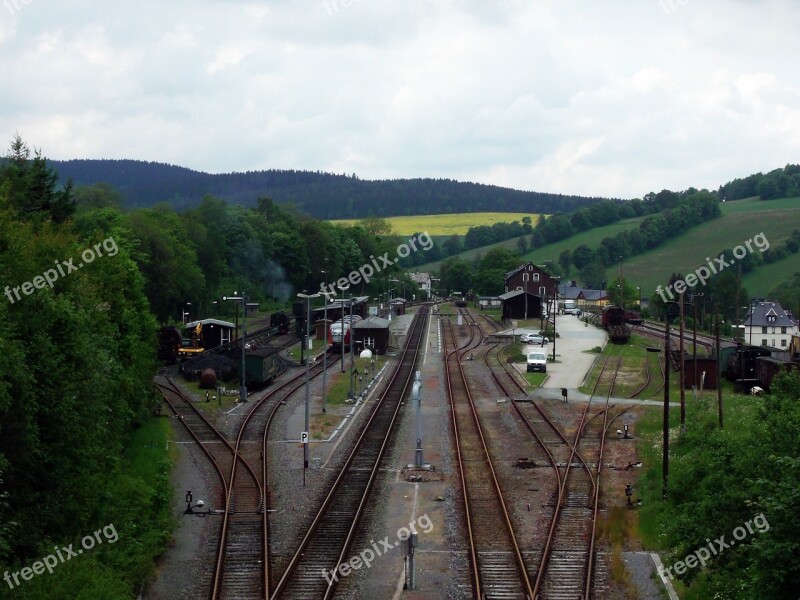 Gleise Train Small Gauge Railway Steam Locomotive Free Photos