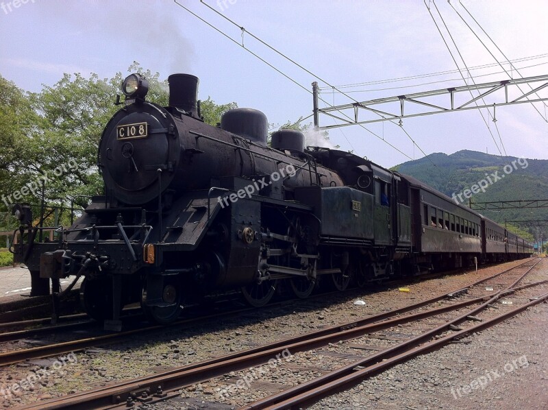 Steam Locomotive Train Japan Traffic Free Photos